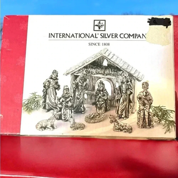 International Silver Co 11 Pc Nativity Set Christmas Decor offers welcome - Picture 7 of 9